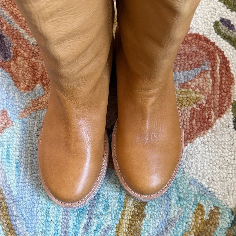 We The Free Over-the-Knee Tall Boots in Tan - Picture 3 of 9